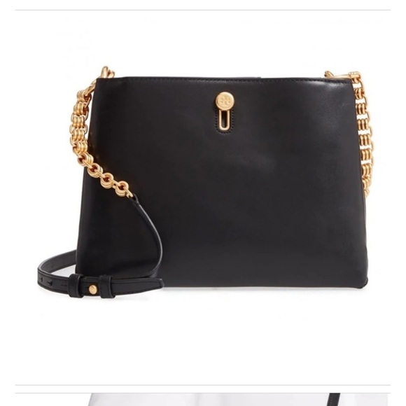 Tory Burch lily Black Chain Strap Women's Bag